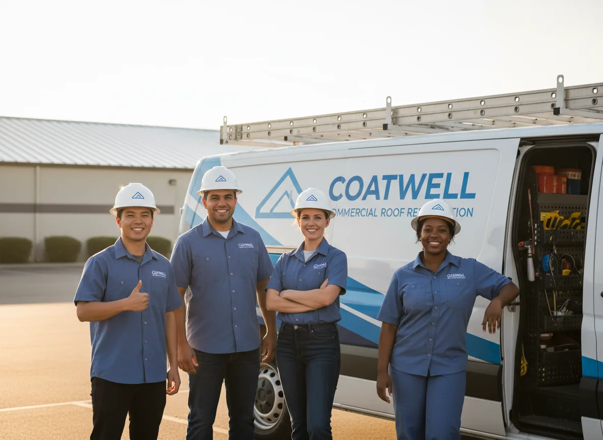 Commercial roof coating company in Crawford, TX